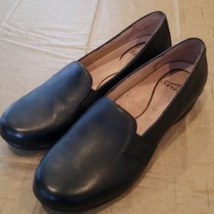 Dansko black leather loafer